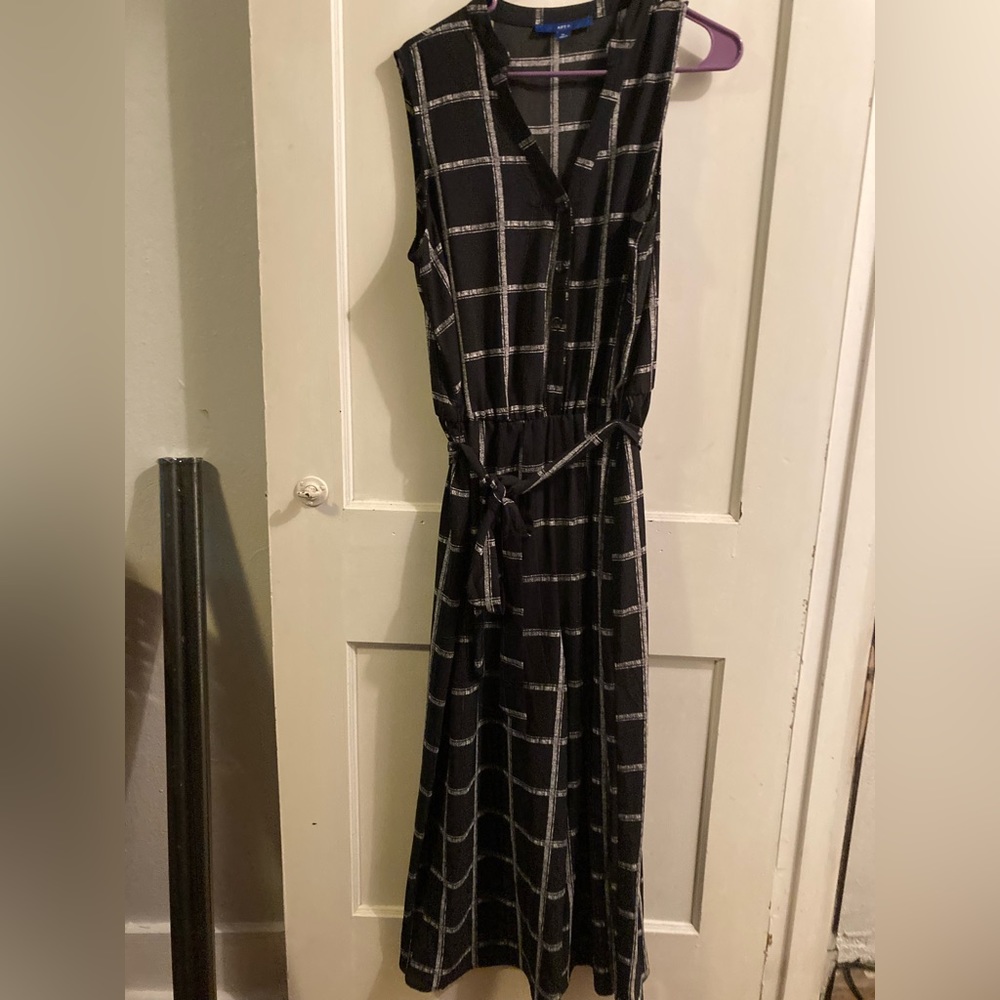 Black and white jumpsuit